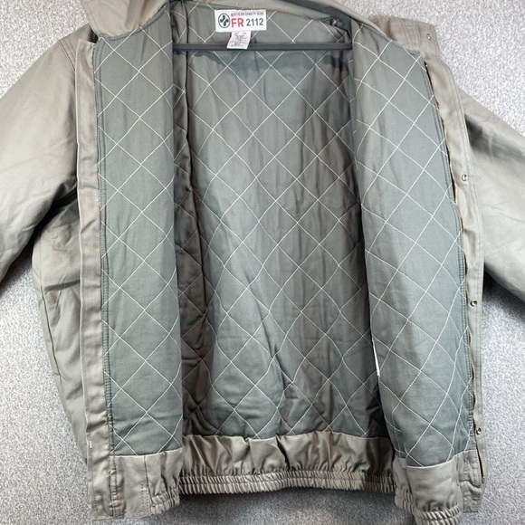 Northern Gravity gear welding jacket FR 2112 HRC3 bomber style gray reflective - Picture 9 of 13